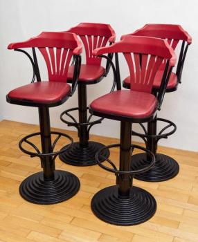 Starožitné barové židle. Litinové. Starožitné barové židle. Litinové.