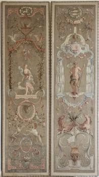 100. Pár dekorativních panneau 100. Pár dekorativních panneau