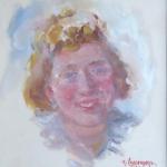 Karel Chaloupka - Portrét smějící se dívky Karel Chaloupka - Portrét smějící se dívky