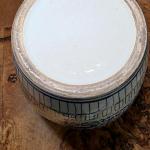 Čínské párové zásobnice s víky, kobaltová podglazu Čínské párové zásobnice s víky, kobaltová podglazu