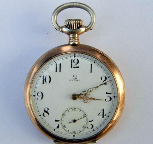 Stříbrné hodinky Omega Stříbrné hodinky Omega