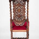 Neorenesanční židle s vysokým opěradlem Neorenesanční židle s vysokým opěradlem