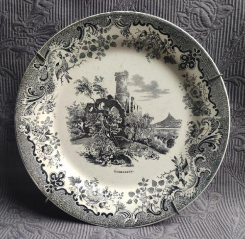 Talíř - hrad Godesberg (Německo), zn.Vaudrevange Talíř - hrad Godesberg (Německo), zn.Vaudrevange