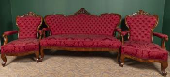 174. Sedací souprava v rokokovém stylu 174. Sedací souprava v rokokovém stylu