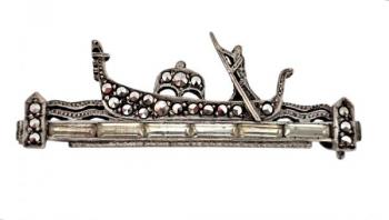 Stříbrná brož - gondola Stříbrná brož - gondola