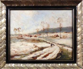 Vladimír Kliment - Zasněženou cestou do vsi Vladimír Kliment - Zasněženou cestou do vsi