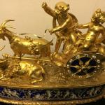Bronzové hodiny s porcelánem Alphonse Giroux Bronzové hodiny s porcelánem Alphonse Giroux