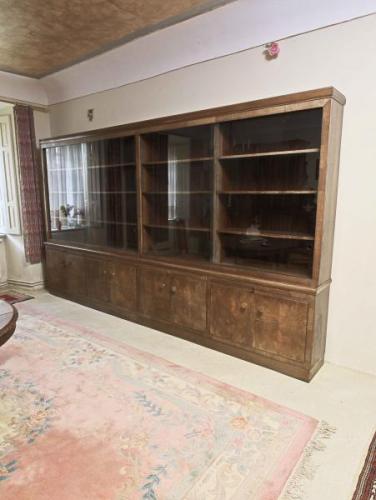 Obří knihovna Art Deco šíře 385 cm Obří knihovna Art Deco šíře 385 cm