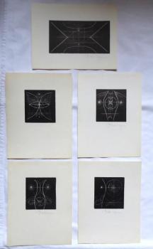 Libor Wagner - Pět dřevorytů, Dante Alighieri Libor Wagner - Pět dřevorytů, Dante Alighieri