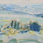 Bohumír Dvorský - Vysoké nebe, Pohled do krajiny Bohumír Dvorský - Vysoké nebe, Pohled do krajiny