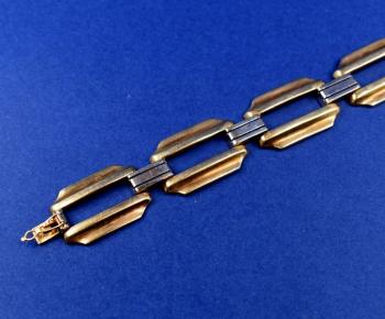 Zlatý art deco náramek Zlatý art deco náramek