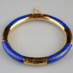Zlatý náramek s lapisem lazuli Zlatý náramek s lapisem lazuli