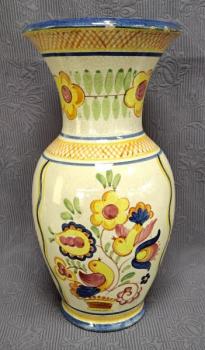 Váza s ptáčky, lidový motiv, ruční malba Váza s ptáčky, lidový motiv, ruční malba