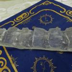 Autorská skleněná plastika, objekt z čirého skla Autorská skleněná plastika, objekt z čirého skla