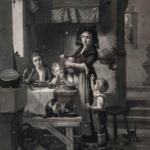 Párové obrazy v černých rámech  Párové obrazy v černých rámech