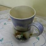 Džbán s krajinou a květinami Džbán s krajinou a květinami