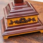 Starožitný stolní krucifix z masivního mahagonu Starožitný stolní krucifix z masivního mahagonu