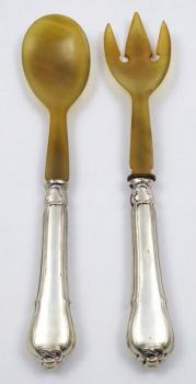 Stříbrné příbory na salát Stříbrné příbory na salát