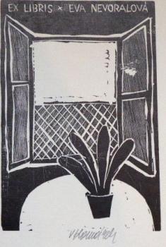 Vladimír Komárek - Ex libris Ing. Eva Nevoralová Vladimír Komárek - Ex libris Ing. Eva Nevoralová