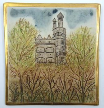 Dlaždička s ruční malbou - Jindřiška Radová Dlaždička s ruční malbou - Jindřiška Radová