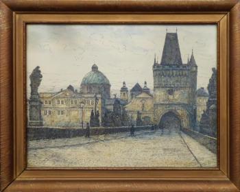 Jóža Brož - Podvečer na Karlově mostě Jóža Brož - Podvečer na Karlově mostě