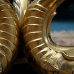 Vintage konferenční stolek Hollywood regency Vintage konferenční stolek Hollywood regency