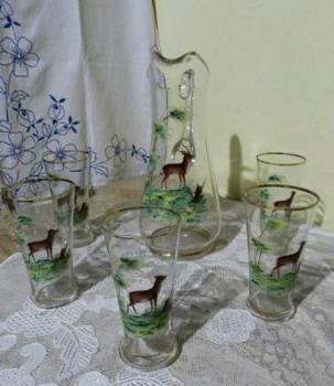 Džbán a 5 sklenic Džbán a 5 sklenic