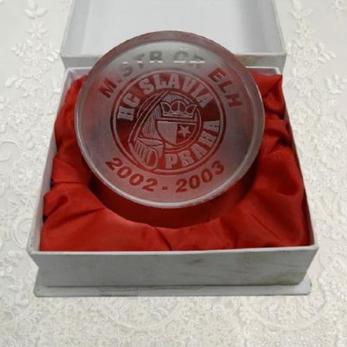 Sběratelský skleněný objekt, Slavia Praha Sběratelský skleněný objekt, Slavia Praha