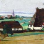 Gustav Hötig - Vesnice u jezera Gustav Hötig - Vesnice u jezera