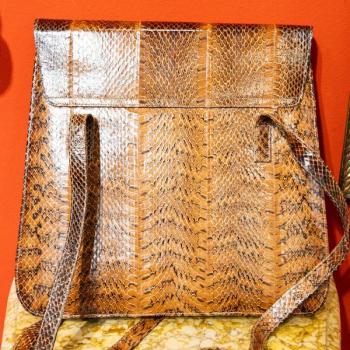 Velká kabelka z hadí kůže Velká kabelka z hadí kůže