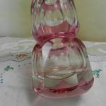 Autorská fialová broušená váza Autorská fialová broušená váza