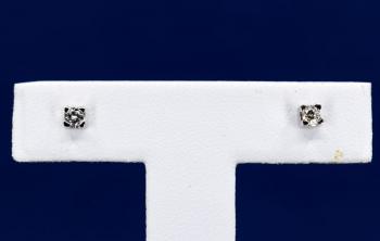 Zlaté náušnice s brilianty Zlaté náušnice s brilianty