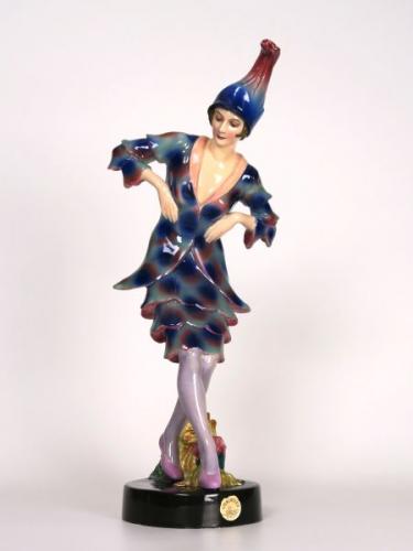 Art deco tanečnice - Goldscheider, 1922 Art deco tanečnice - Goldscheider, 1922