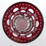 Silnostěnná sklenice s rubínem - Ve stylu Egermann Silnostěnná sklenice s rubínem - Ve stylu Egermann