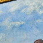 Olejomalba – jezdec s puškou, signováno Cram Olejomalba – jezdec s puškou, signováno Cram