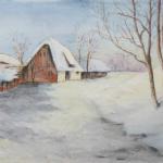 Alois Stehlík - Závěje u stavení Alois Stehlík - Závěje u stavení