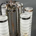 Velký niklový lustr – Bauhaus, 1930 Velký niklový lustr – Bauhaus, 1930