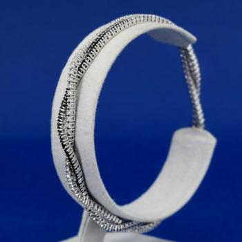 Bílozlatý náramek s brilianty Bílozlatý náramek s brilianty