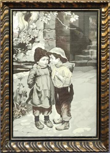 Gobelín - Rozhovor mezi chlapci (Francie) Gobelín - Rozhovor mezi chlapci (Francie)
