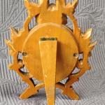 Sakrální malba na porcelánu v řezaném rámu Sakrální malba na porcelánu v řezaném rámu