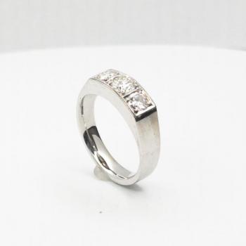 Zlatý prsten s brilianty 1 ct Zlatý prsten s brilianty 1 ct