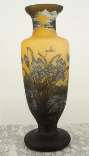 Velká váza typu Gallé v 56 cm Velká váza typu Gallé v 56 cm