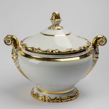 87. Biedermeierová polévková terina - Březová 87. Biedermeierová polévková terina - Březová