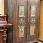 Barokní skříň Ježíš a Marie, planoucí srdce Barokní skříň Ježíš a Marie, planoucí srdce