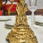 Luxusní mosazné svícny v rokokovém stylu. 79 cm Luxusní mosazné svícny v rokokovém stylu. 79 cm