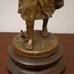 Bronzová socha mladé dívky, Ernest Rancoulet Bronzová socha mladé dívky, Ernest Rancoulet