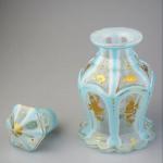 Biedermeierský skleněný flakon Biedermeierský skleněný flakon