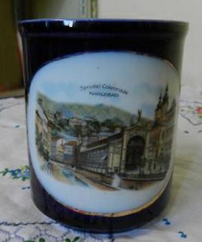 Kobaltový hrnek Karlovy Vary Kolonáda Kobaltový hrnek Karlovy Vary Kolonáda