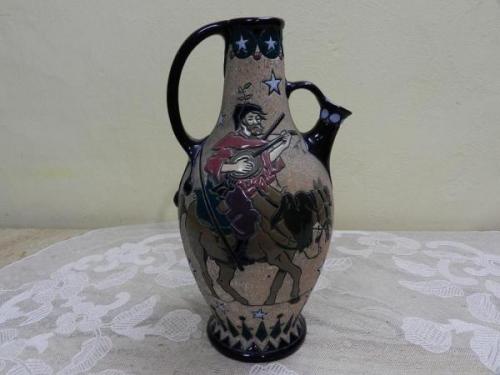 Keramický džbán plastický reliéf - Amphora Teplice Keramický džbán plastický reliéf - Amphora Teplice