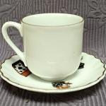 Šálek s podšálkem, dětský motiv II., zn. Victoria  Šálek s podšálkem, dětský motiv II., zn. Victoria